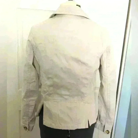 Van Heusen beige tan cream cotton blazer jacket Women XS - Picture 5 of 5